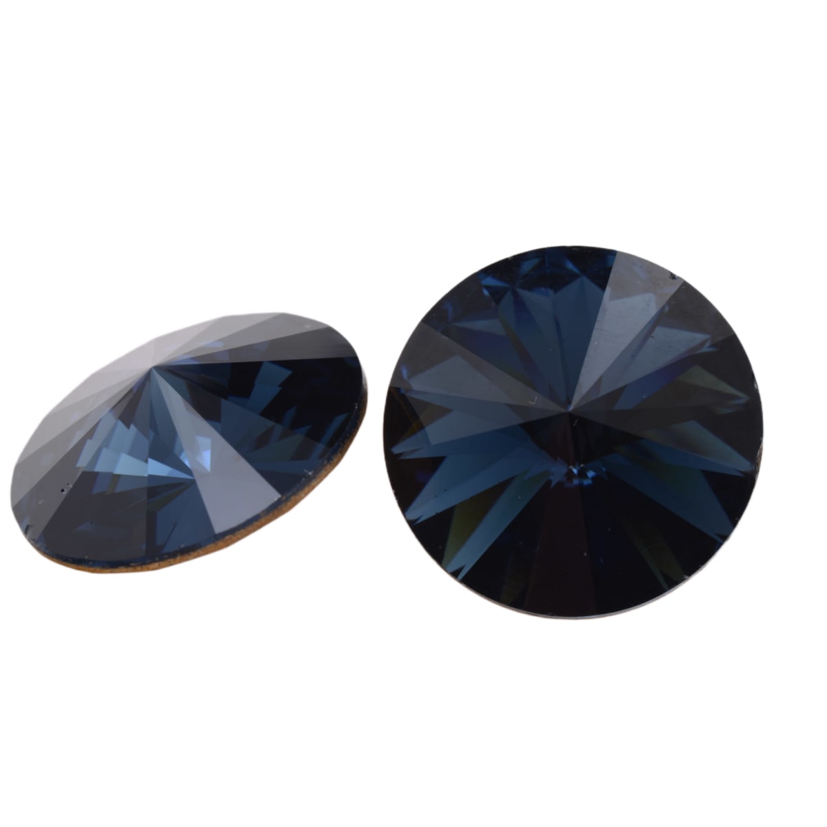 Swarovski Crystal 1122 Round Rivoli Montana Blue 18mm - Premium Austrian Crystal by Continental Bead Suppliers