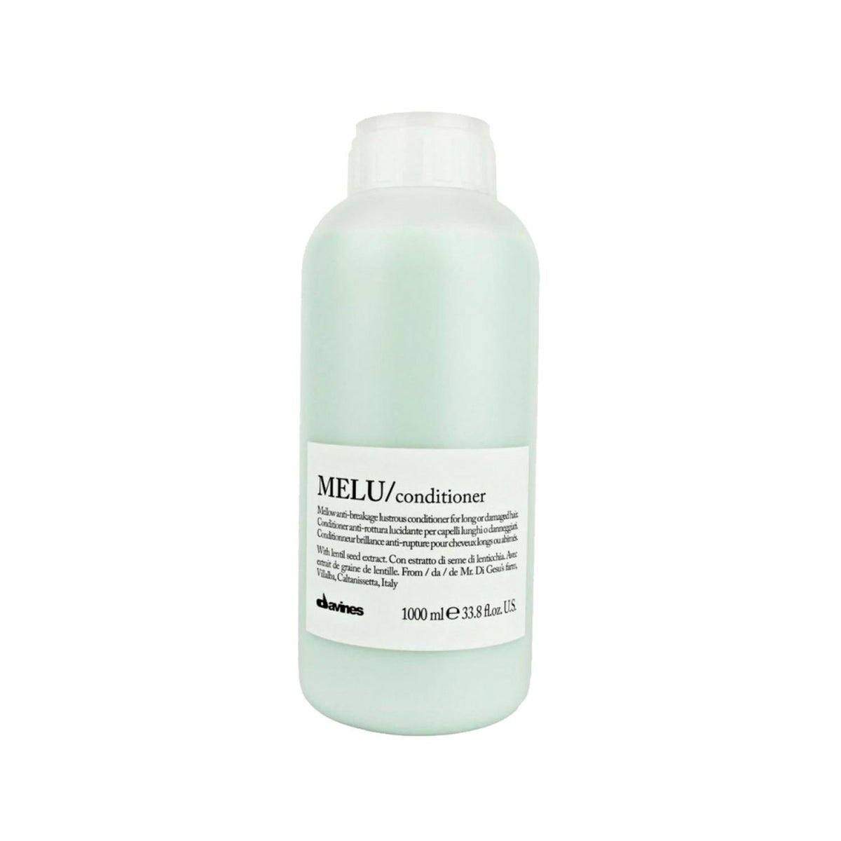 Davines Melu Mellow Breakage Prevention Shine Enhancement Hair Cream 1000ml - Nourishes Dry Damaged Hair by Beauty Care Bag
