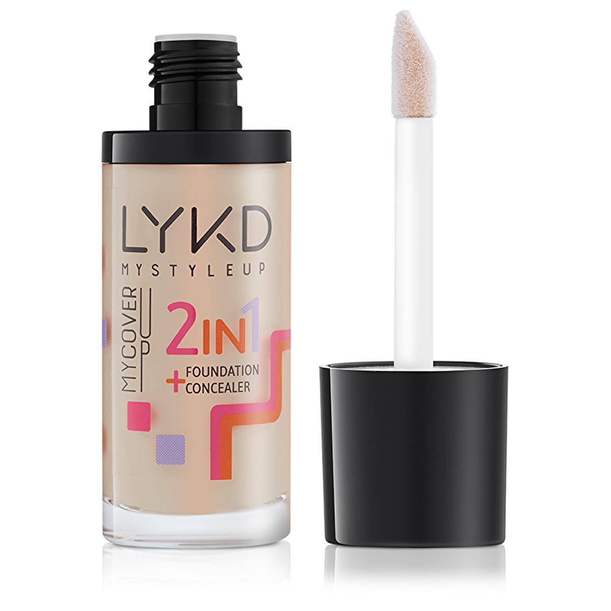LYKD 2-in-1 foundation, shade Soft Fair