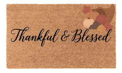 Thankful and Blessed Coir MatTorqelo.com