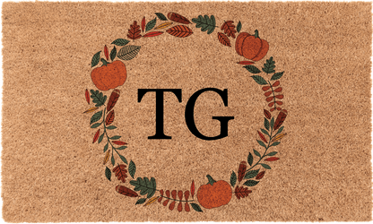 Thanksgiving Border MonogramTorqelo.com