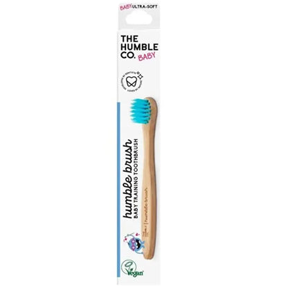 The Humble Co. Bamboo Baby Toothbrush in Blue by Beauty Care Bag