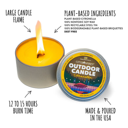 The Outdoor Candle - Citronella by City Bonfires