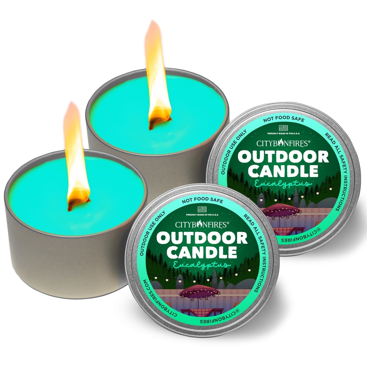 The Outdoor Candle - Eucalyptus by City Bonfires