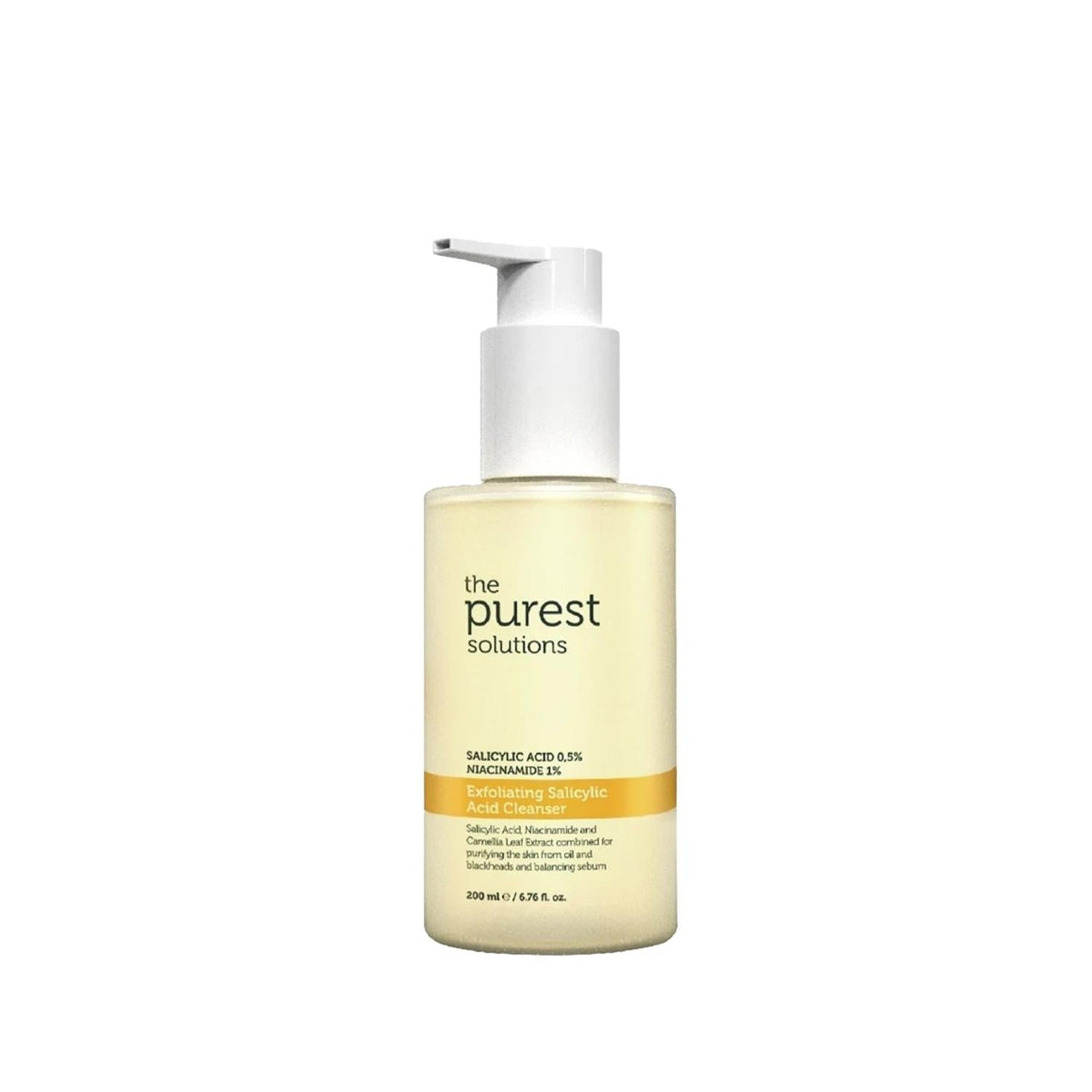 The Purest Solutions Exfoliating Salicylic Acid Cleanser with Niacinamide - 200ml - For Acne Prone, Oily SkinCleanserTorqelo.com