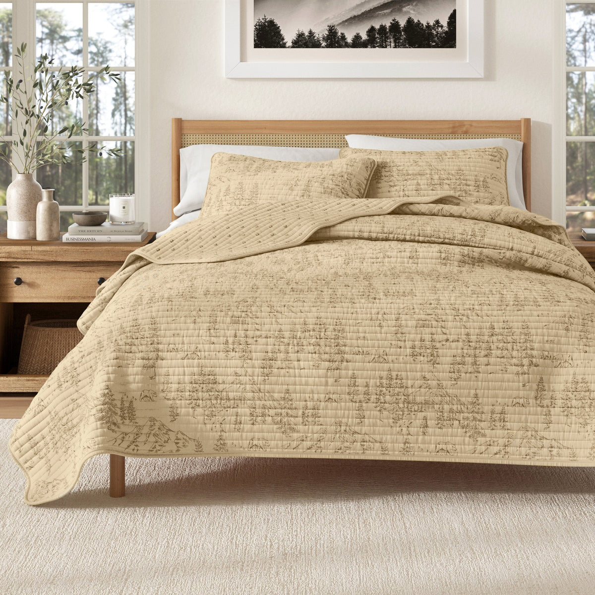 Lodge Printed Quilt - Moonlight Ridge by Great Bay Home