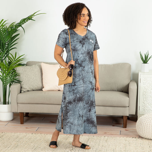 Tie-Dye Paw Print Maxi DressDresses & SkirtsTorqelo.com