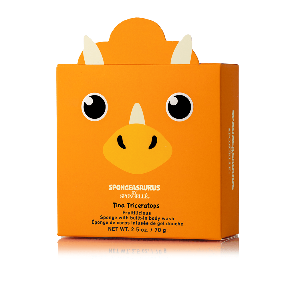 Tina Triceratops | Spongeasaurus Dinosaur BufferBody Wash Infused BufferTorqelo.com