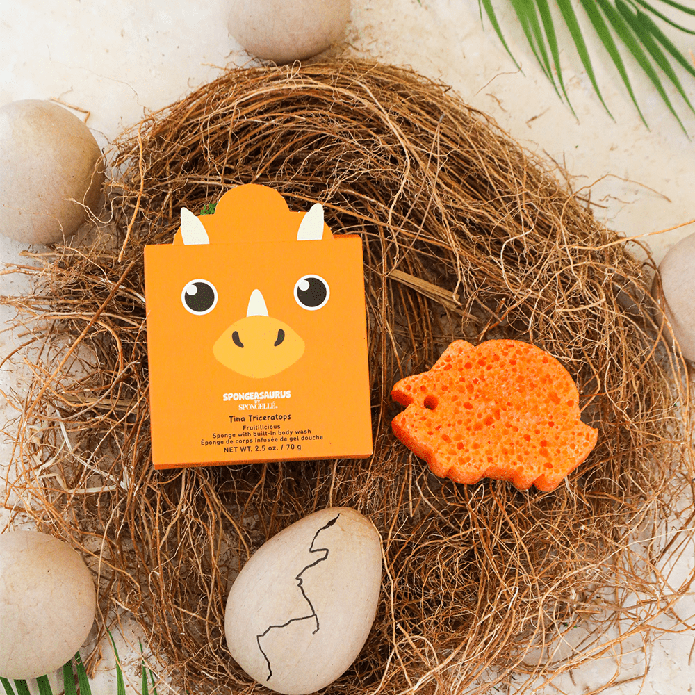 Tina Triceratops | Spongeasaurus Dinosaur BufferBody Wash Infused BufferTorqelo.com