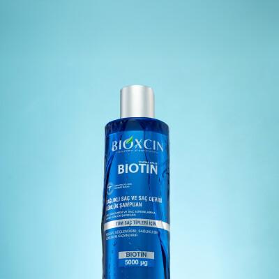 Bioxcin Biotin Supplement and Shampoo Set for Hair Loss Treatment and Hair Health Support by Beauty Care Bag