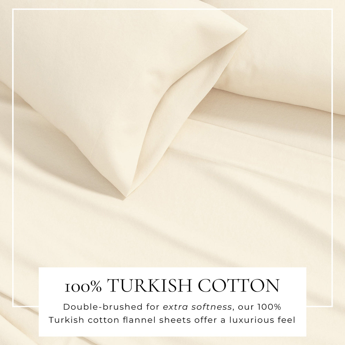 Cotton Solid Flannel Sheet - Nordic Collection by Great Bay Home