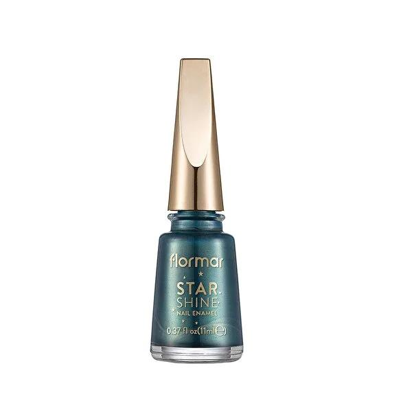 Flormar Star Shine Metallic Nail Polish - High Pigment, Long-Lasting, SSNE-04 Night Out by Beauty Care Bag