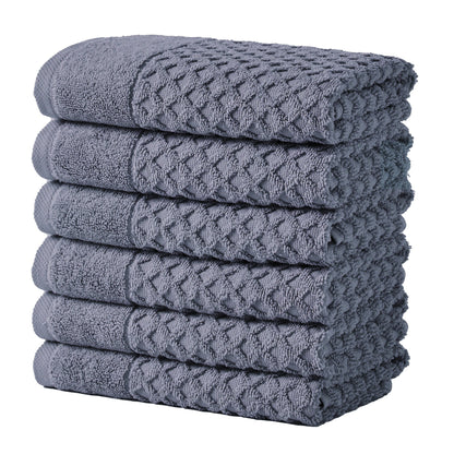 Cotton Diamond Waffle Weave Bath Towel Set - Grayson Collection by Great Bay Home