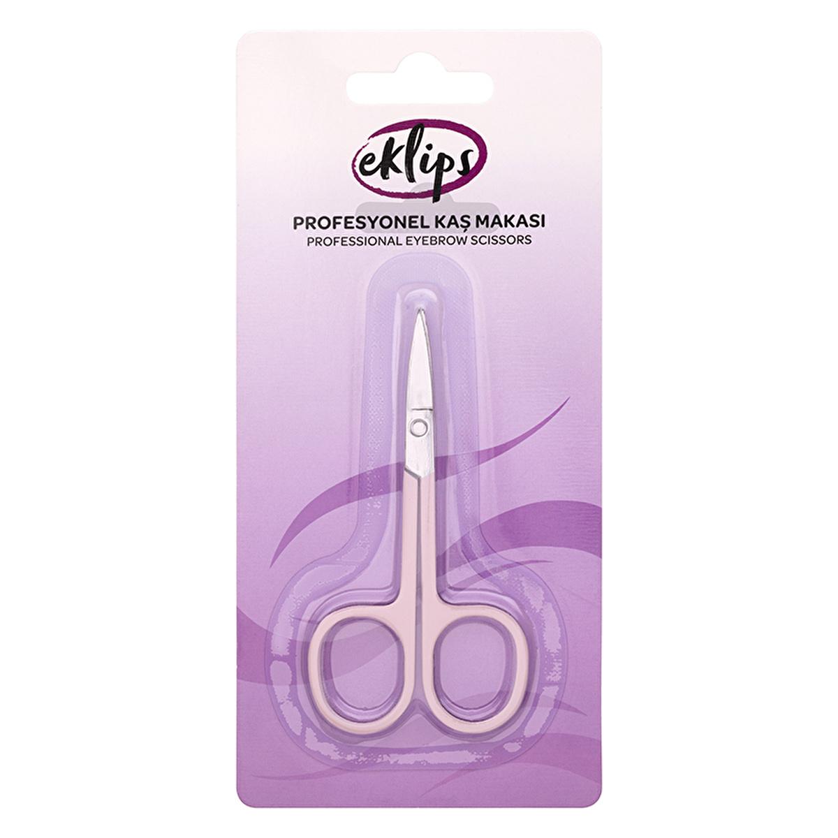 Eklips Professional Eyebrow Scissors - Precision Trimming, Ergonomic Design for Perfect Shaping & Grooming by Beauty Care Bag