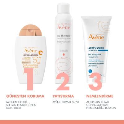 Avene Mineral Sunscreen Tinted SPF 50+ - Gentle Protection for Sensitive Skin, Avène Thermal Water, 1.35 fl oz by Beauty Care Bag