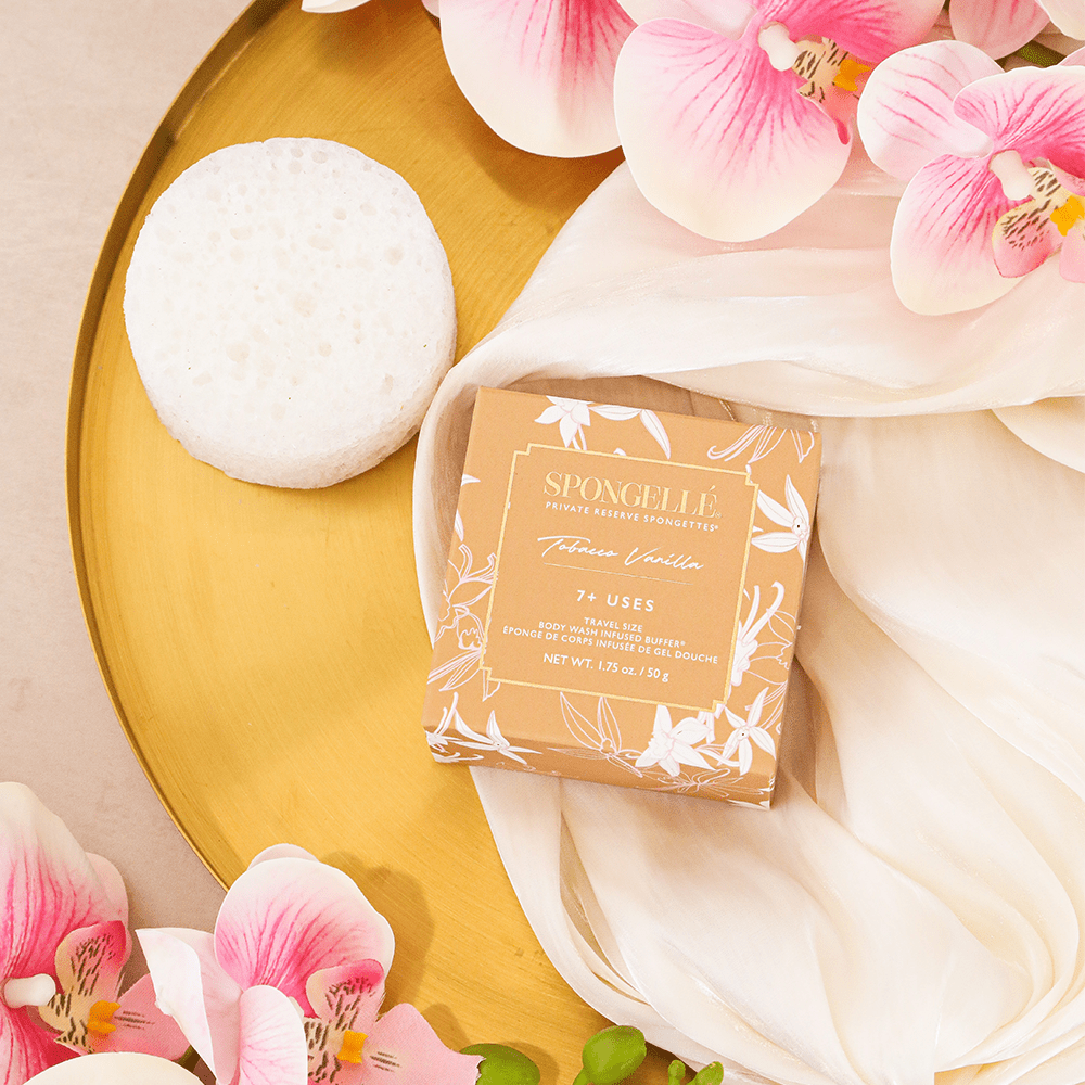 Tobacco Vanilla | SpongetteBody Wash Infused BufferTorqelo.com