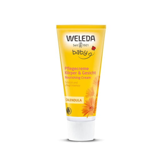 Weleda Baby Calendula Moisturizing Body Cream for Sensitive Skin - 75ml by Beauty Care Bag
