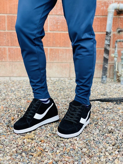 TOTO - A1914 - 2.8 Inches Taller (Black)Sneakers / AthleticsTorqelo.com