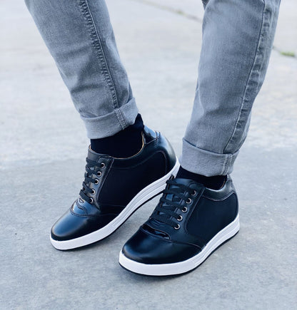 TOTO A53272 - 3.2-Inch Taller Men's Elevator SneakersCasualTorqelo.com