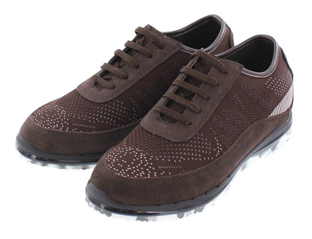 TOTO - D22035 - 2.4 Inches Taller (Brown) - LightweightSneakers / AthleticsTorqelo.com