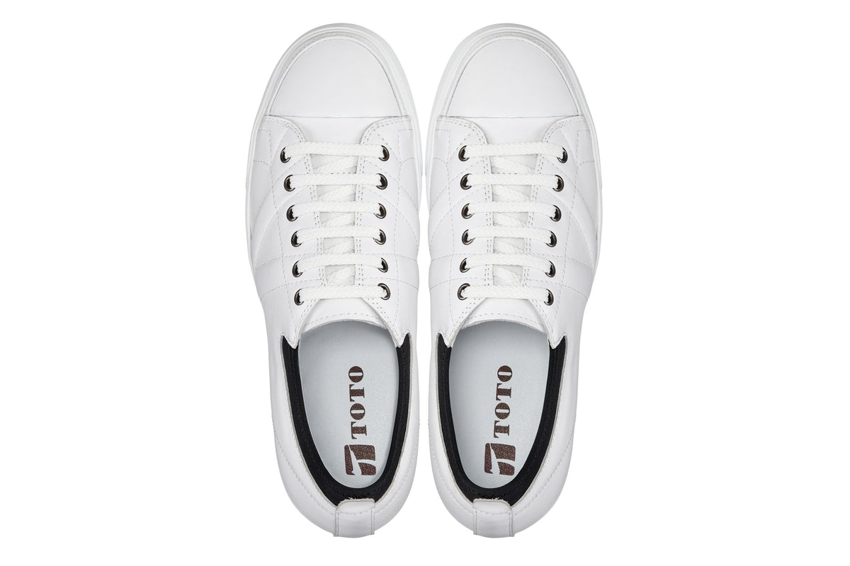 TOTO - D8171 - 2.4 Inches Taller (White/Black)Sneakers / AthleticsTorqelo.com