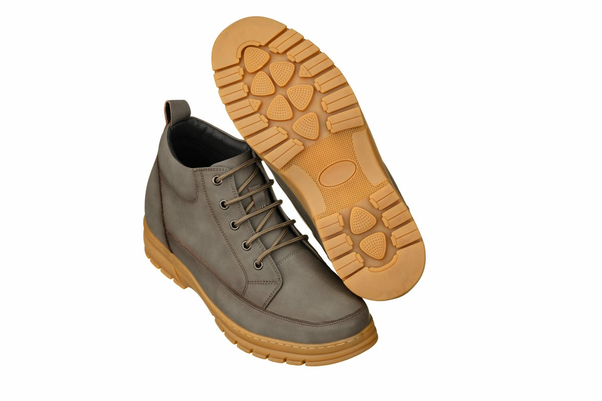 TOTO - K11551 - 2.8 Inches Taller (Grey) - Casual Hiker BootsBootsTorqelo.com
