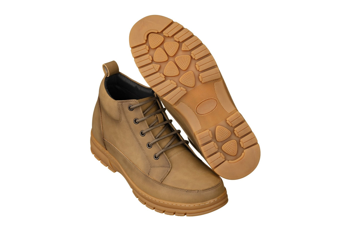TOTO - K11552 - 2.8 Inches Taller (Khaki) - Casual Hiker BootsBootsTorqelo.com