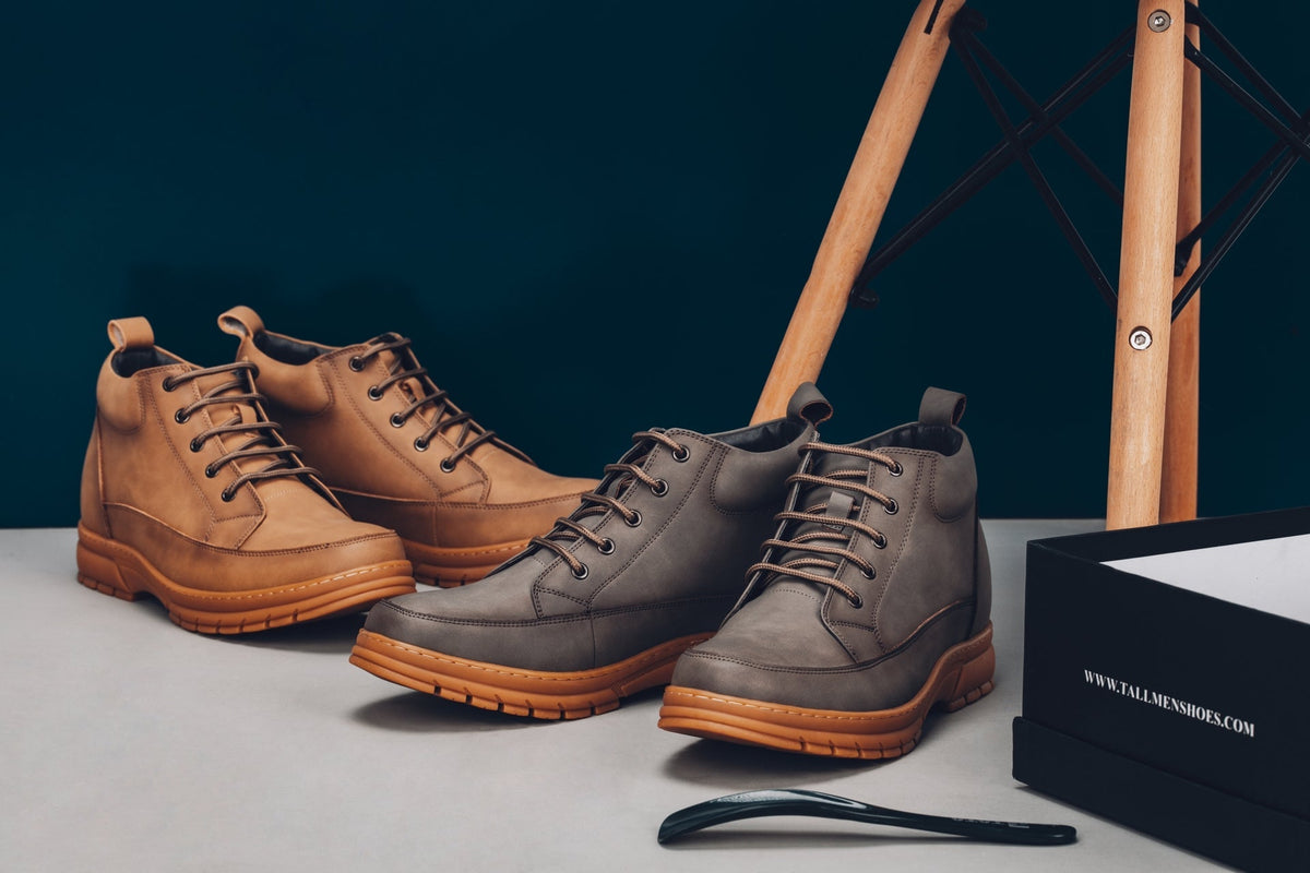 TOTO - K11552 - 2.8 Inches Taller (Khaki) - Casual Hiker BootsBootsTorqelo.com