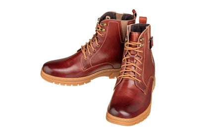 TOTO - K16206 - 2.8 Inches Taller (Cordovan Dark Brown) - High Top BootsBootsTorqelo.com