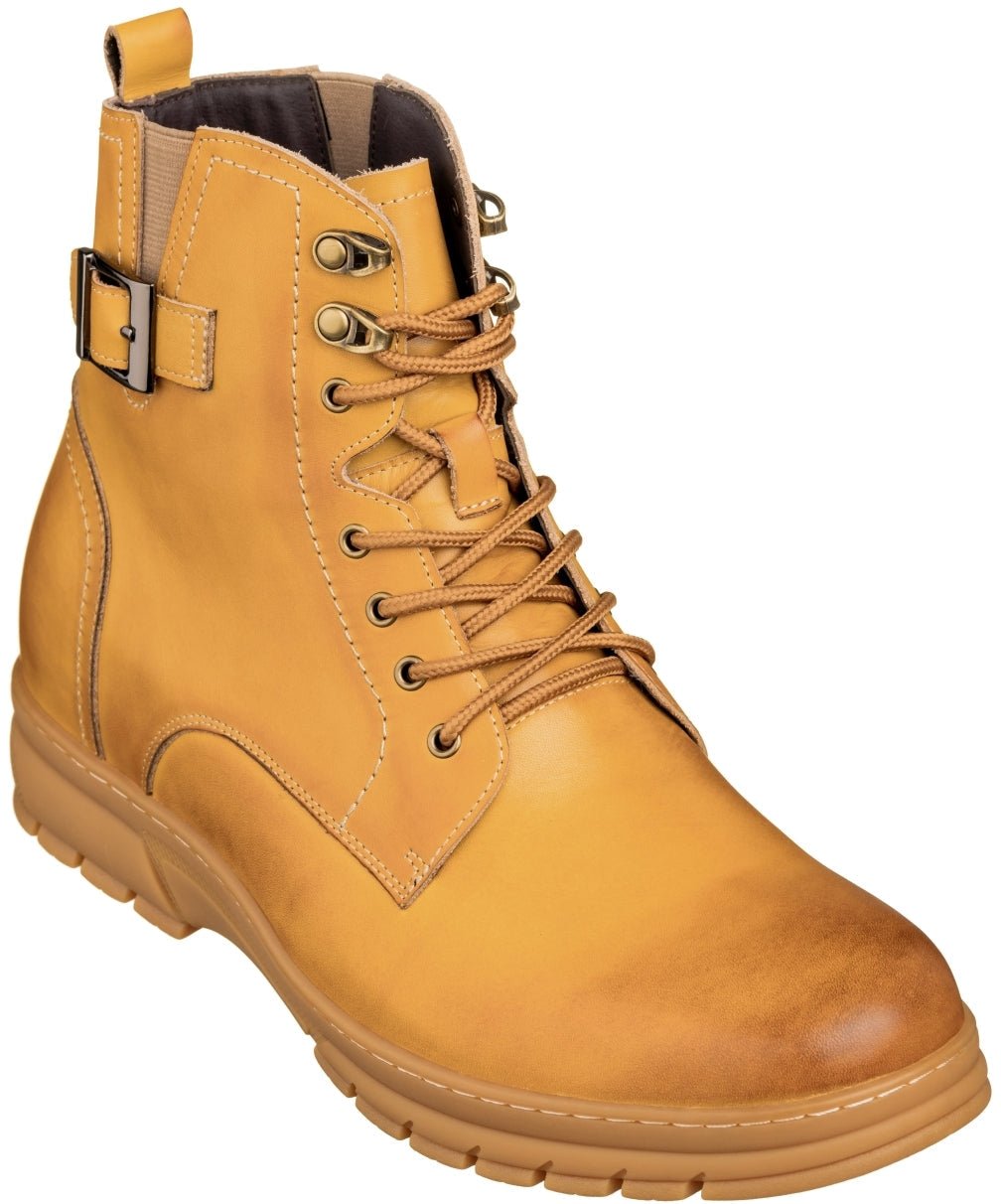 TOTO - K16207 - 2.8 Inches Taller (Tan Brown) - High Top BootsBootsTorqelo.com