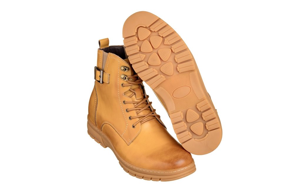 TOTO - K16207 - 2.8 Inches Taller (Tan Brown) - High Top BootsBootsTorqelo.com