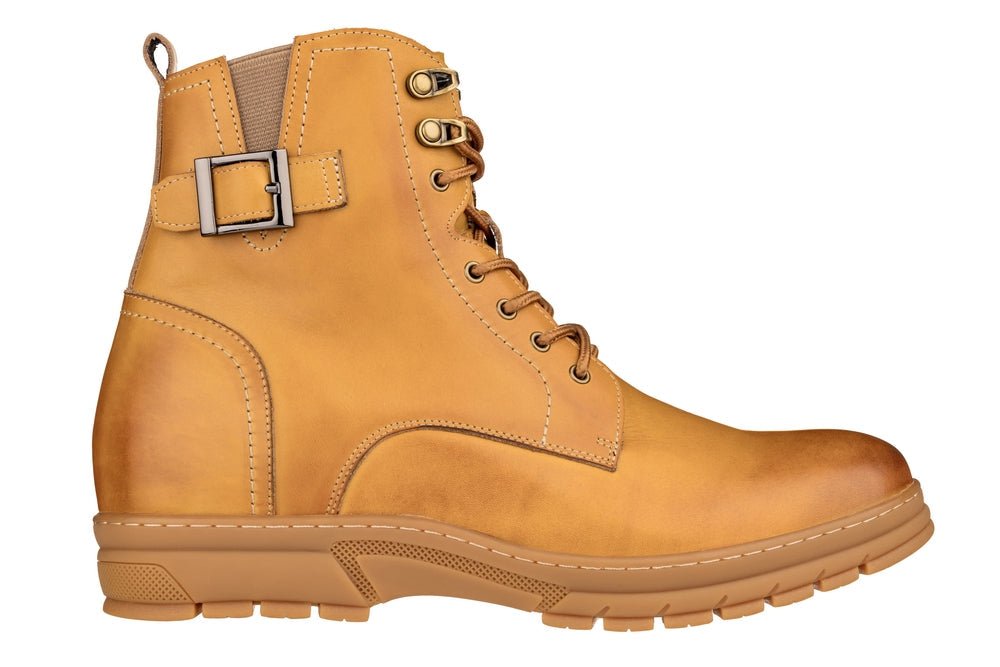 TOTO - K16207 - 2.8 Inches Taller (Tan Brown) - High Top BootsBootsTorqelo.com