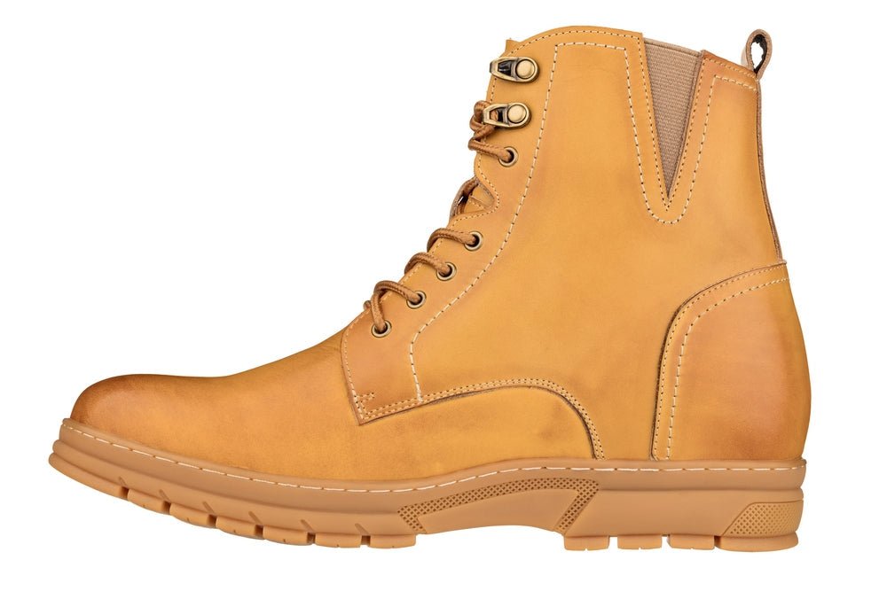 TOTO - K16207 - 2.8 Inches Taller (Tan Brown) - High Top BootsBootsTorqelo.com