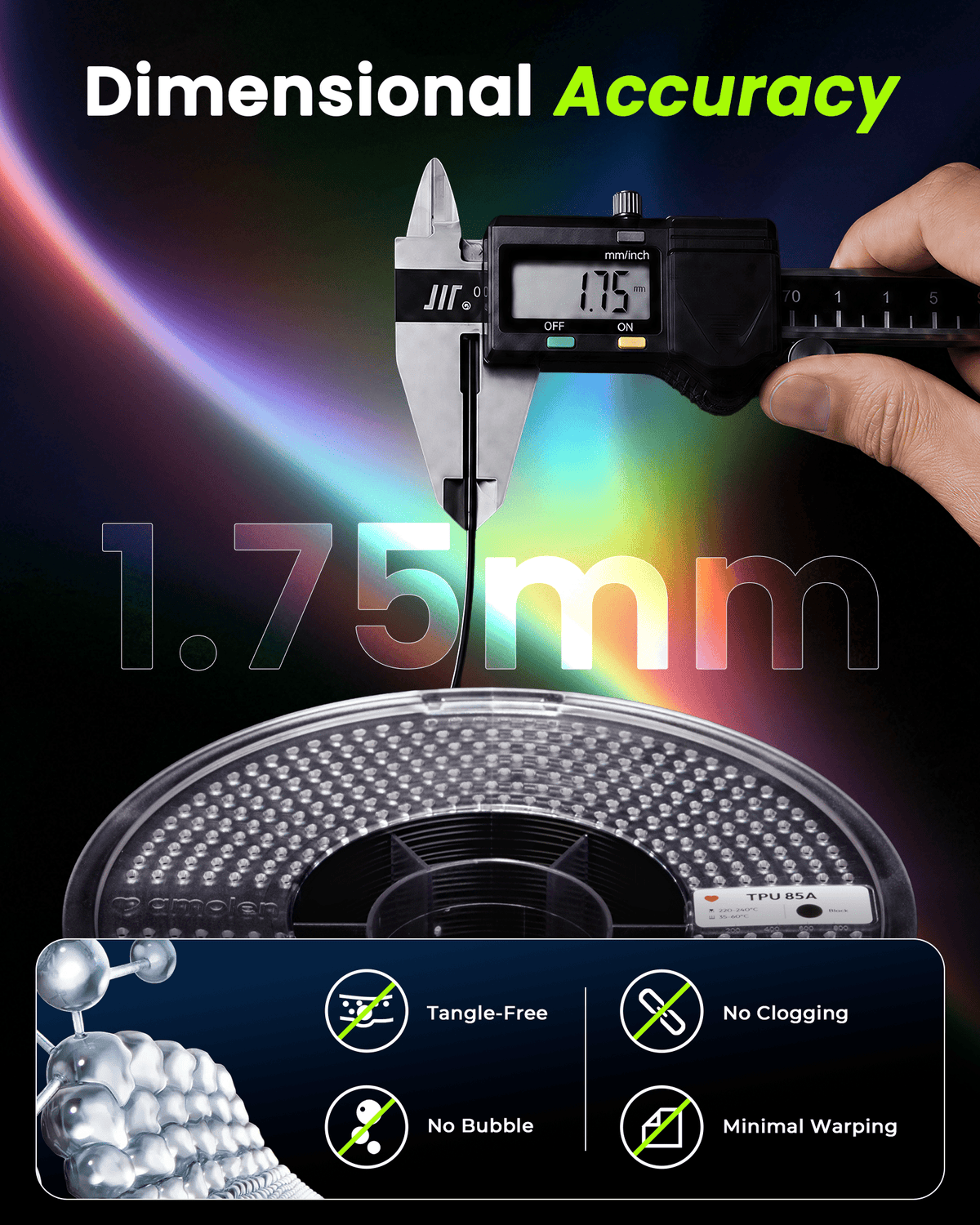 TPU Basic 1.75mm, 1KGTPUTorqelo.com