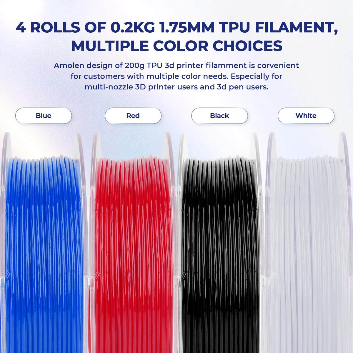 TPU Flexible Variety Pack (4x200g)TPUTorqelo.com