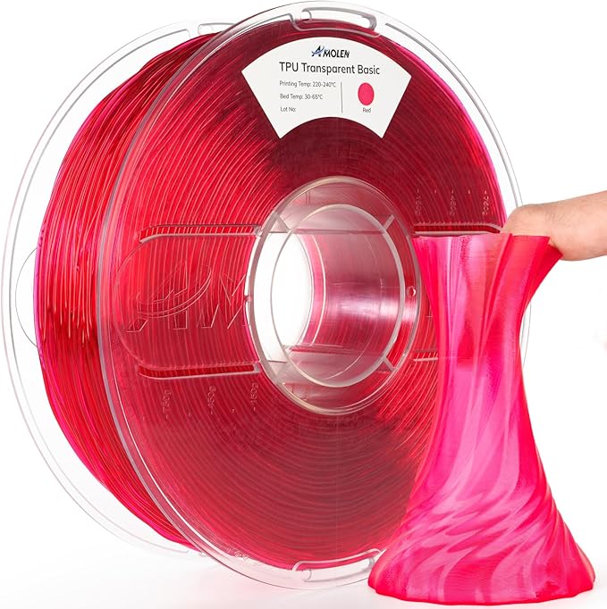 TPU Transparent 1.75mm, 1KG/2.2LBTPUTorqelo.com