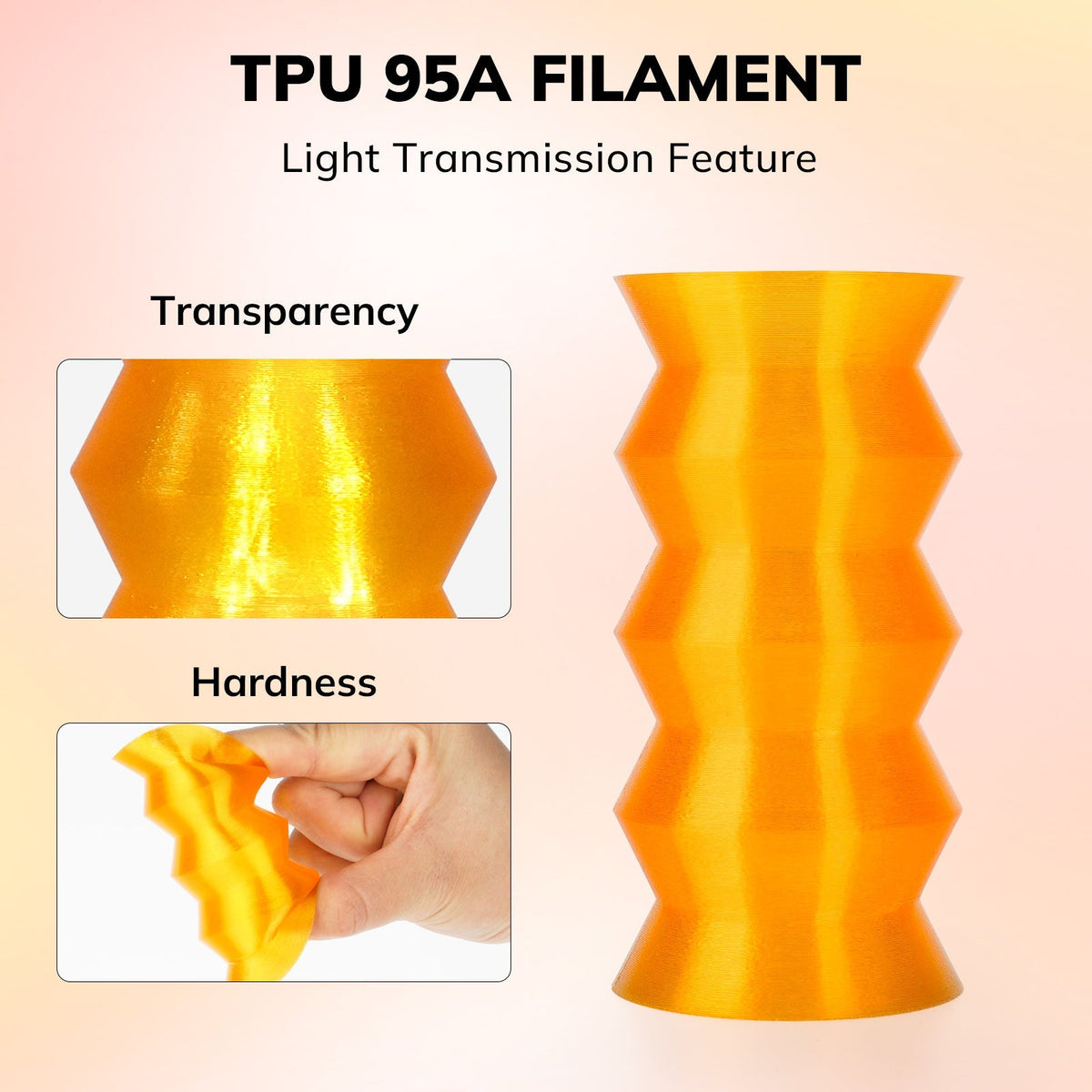 TPU Transparent 1.75mm, 1KG/2.2LBTPUTorqelo.com