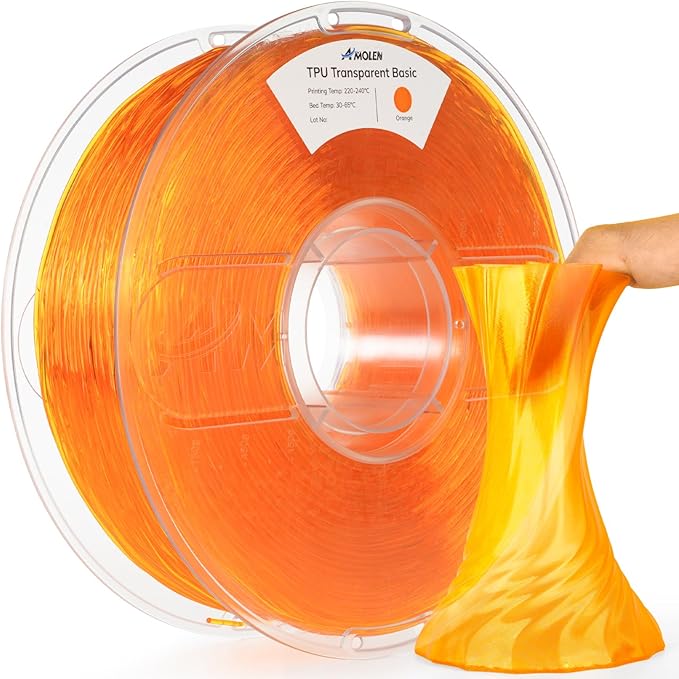 TPU Transparent 1.75mm, 1KG/2.2LBTPUTorqelo.com