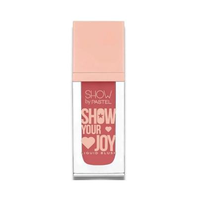 Show By Pastel Show Your Joy Liquid Blush - Dewy, Natural, Hydrating Cheek Color for Radiant Skin - Easy to Apply & Portable by Beauty Care Bag
