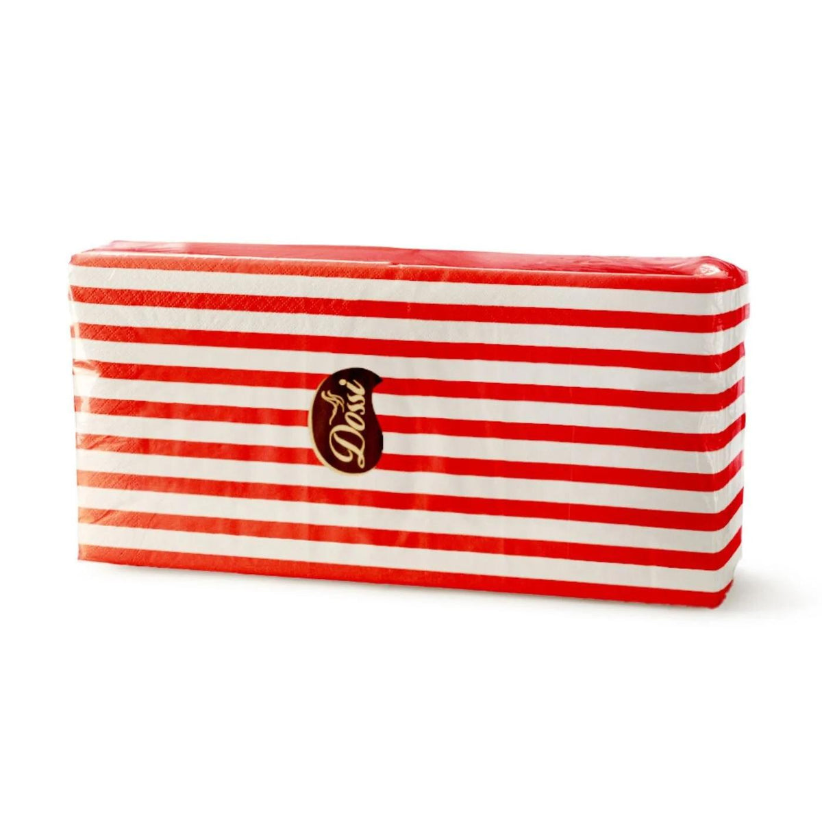 Dossi Bistro Red Striped Paper Napkins for Dining, 45 Count by Beauty Care Bag