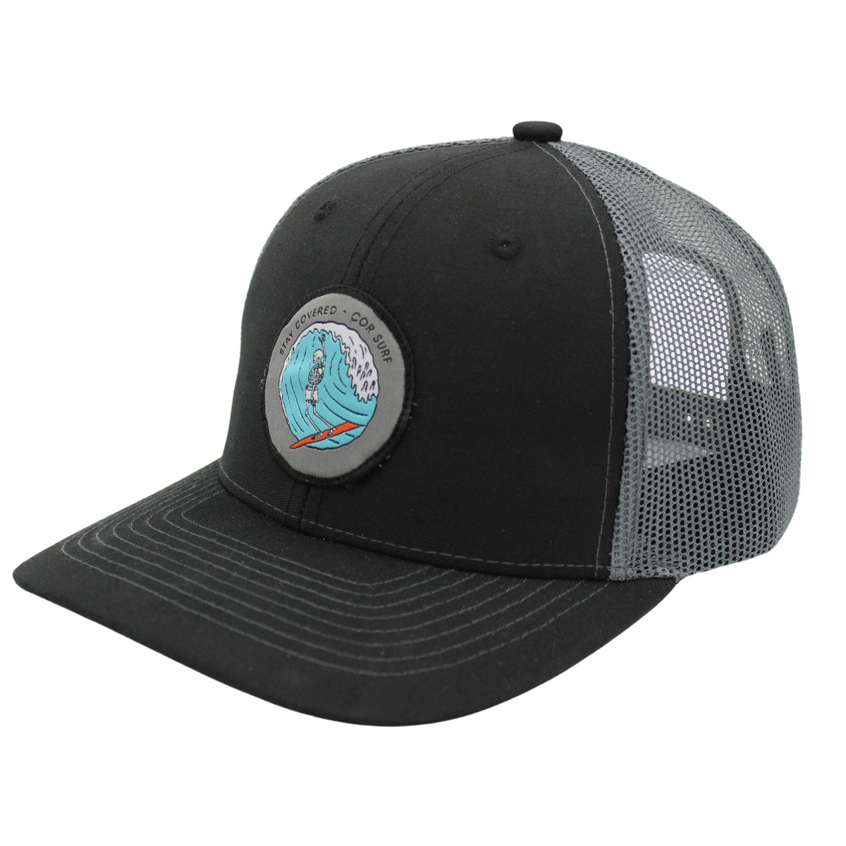Stay Covered Trucker Hat by COR Surf