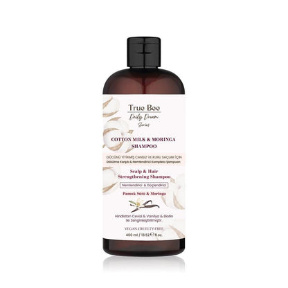 True Bee Cotton Milk & Moringa Complex Shampoo 400 mlHair CareTorqelo.com