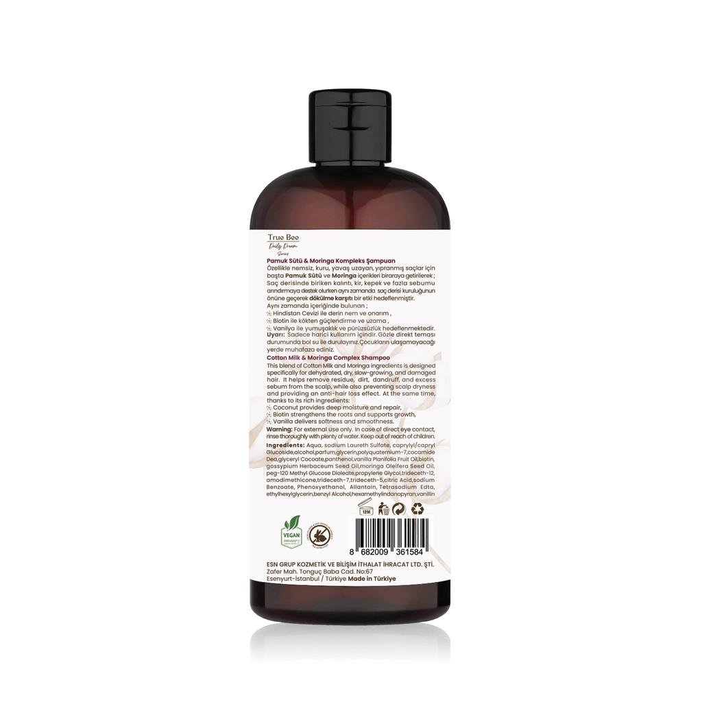 True Bee Cotton Milk & Moringa Complex Shampoo 400 mlHair CareTorqelo.com