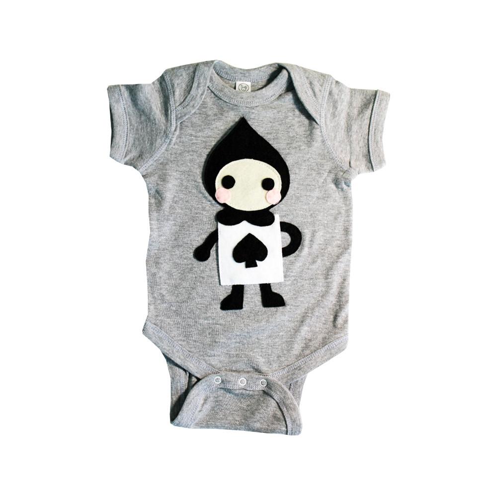 The Trumps - Spade - Alice's Adventure in Wonderland - Infant Bodysuit by Sky Blue Milo
