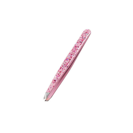 Nascita Precision Eyebrow Tweezers - Slant Tip Angled Tweezers for Perfect Hair Removal & Shaping by Beauty Care Bag