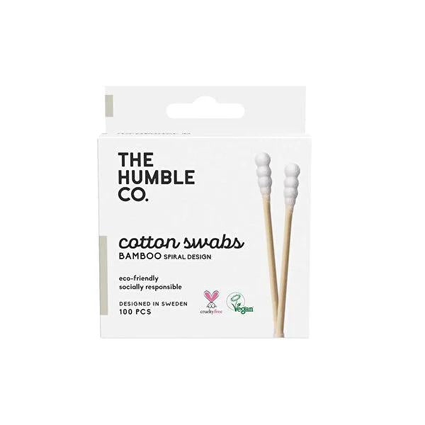 Humble Swabs: Eco-Friendly Bamboo Cotton Swabs - Biodegradable, Plastic-Free, Recyclable - 100 Count Pack by Beauty Care Bag