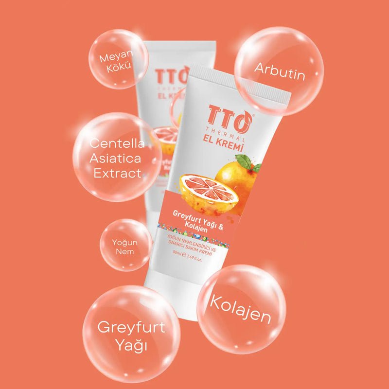 TTO Grapefruit Oil & Collagen Hand Cream for Dry Skin 50 mlBody CareTorqelo.com