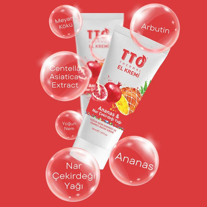 TTO Pineapple & Pomegranate Seed Oil Hand Cream 50 mlBody CareTorqelo.com