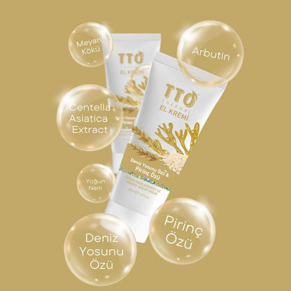 TTO Seaweed & Rice Extract Hand Cream for Brightening 50 mlBody CareTorqelo.com