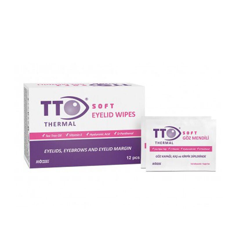 TTO Soft Eye Cleansing Wipes with Tea Tree Oil 12 CountSkincareTorqelo.com